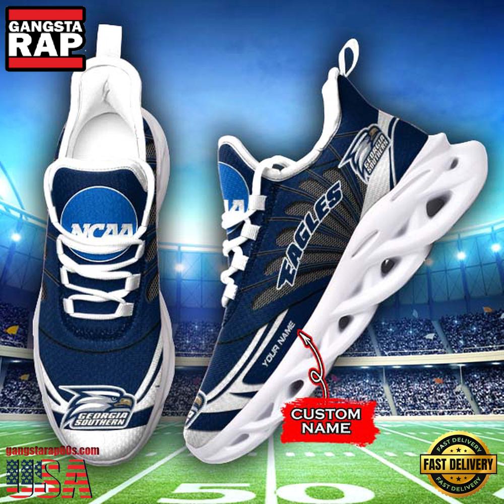 NCAA Georgia Southern Eagles Custom Name Max Soul Shoes Sneakers NCAA Georgia Southern Eagles Custom Name Max Soul Shoes Sneakers