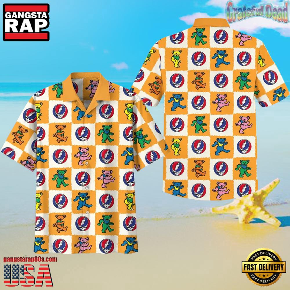 Grateful Dead Candy Bear Jamboree Unisex Hawaiian Shirt