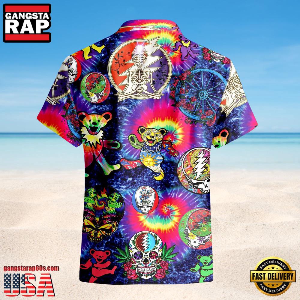 Grateful Dead Psychedelic Paradise Unisex Hawaiian Shirt Grateful Dead Psychedelic Paradise Unisex Hawaiian Shirt