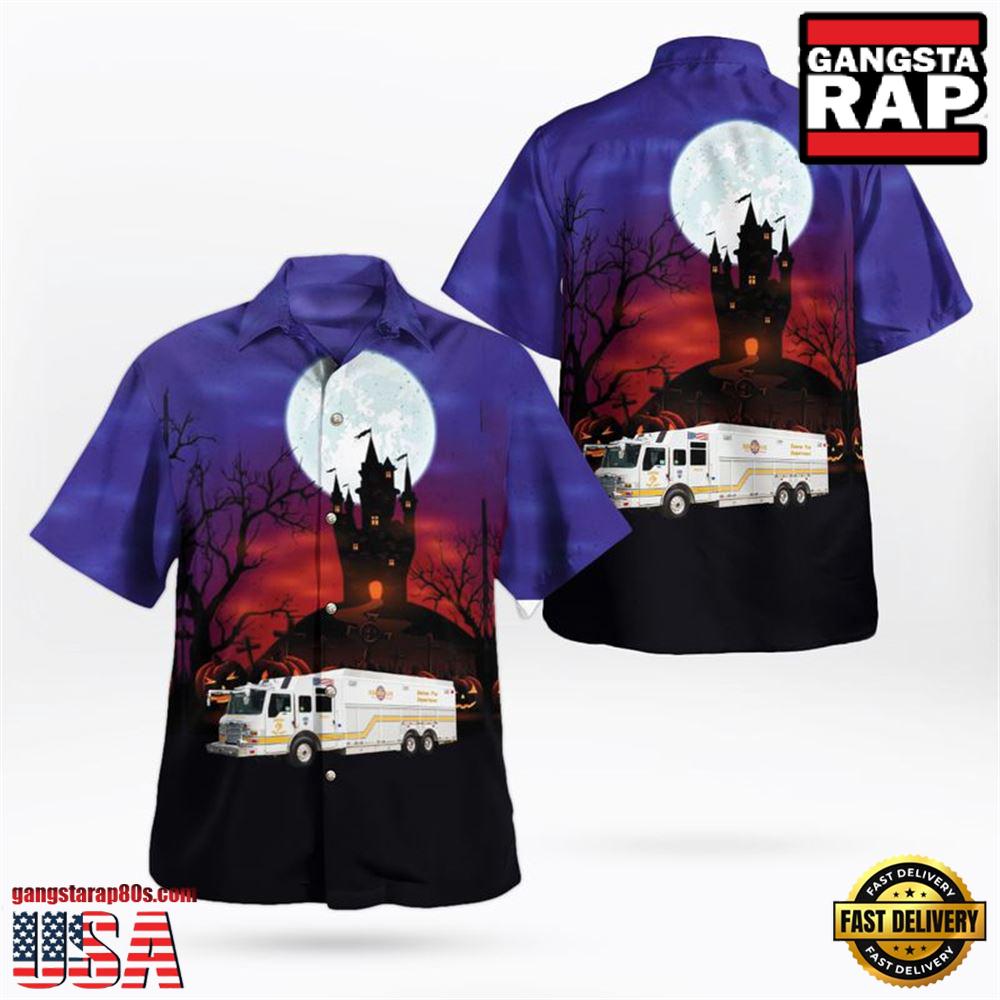 Halloween, Denver Fire Department, Denver, Colorado Hawaiian Shirt For Mens And Women Halloween, Denver Fire Department, Denver, Colorado Hawaiian Shirt For Mens And Women