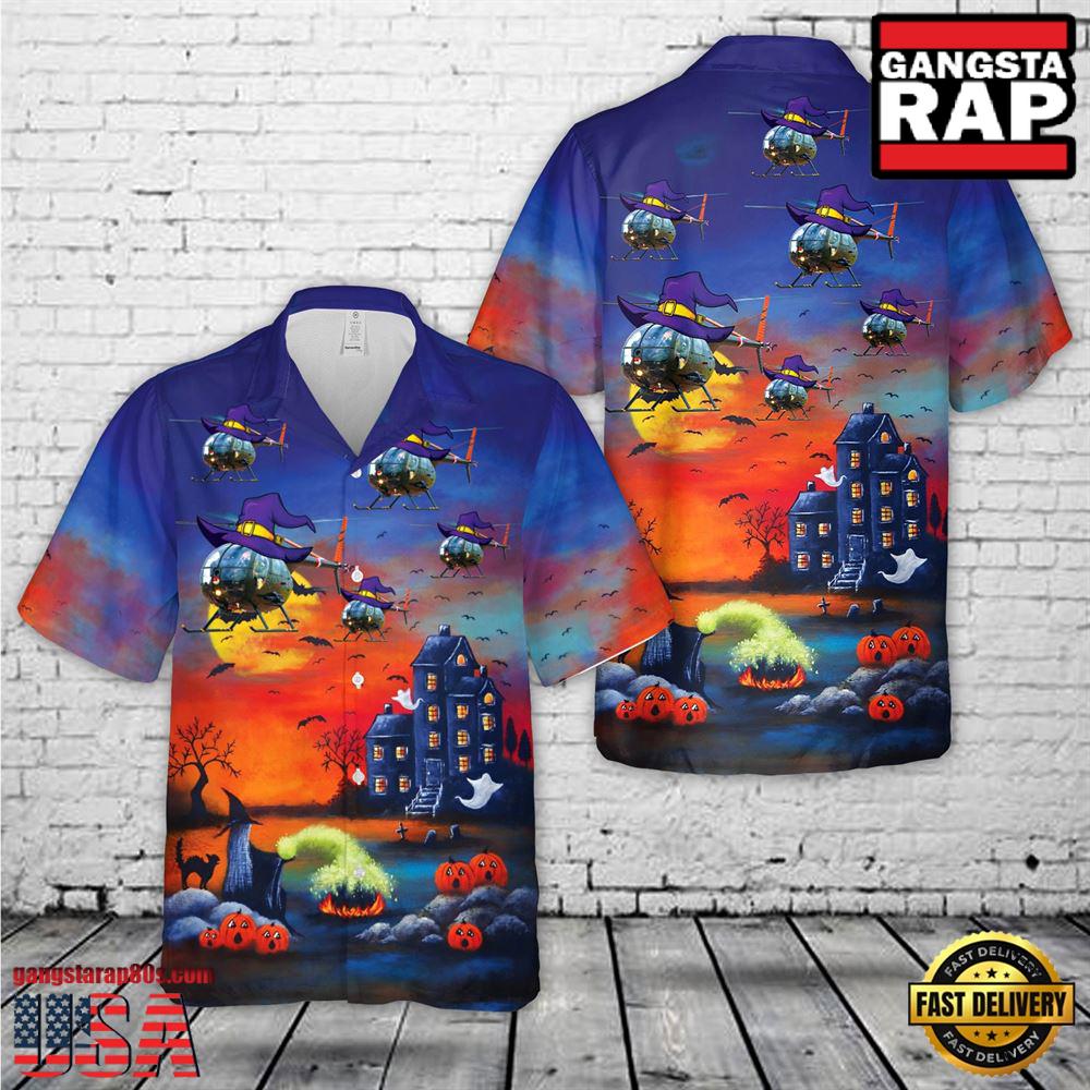 Hughes OH-6 Cayuse Hawaiian Shirt For Mens And Women Hughes OH-6 Cayuse Hawaiian Shirt For Mens And Women