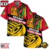 Ice Hockey Puck Chicago Blackhawks National Hockey League NHL Hawaiian Shirt