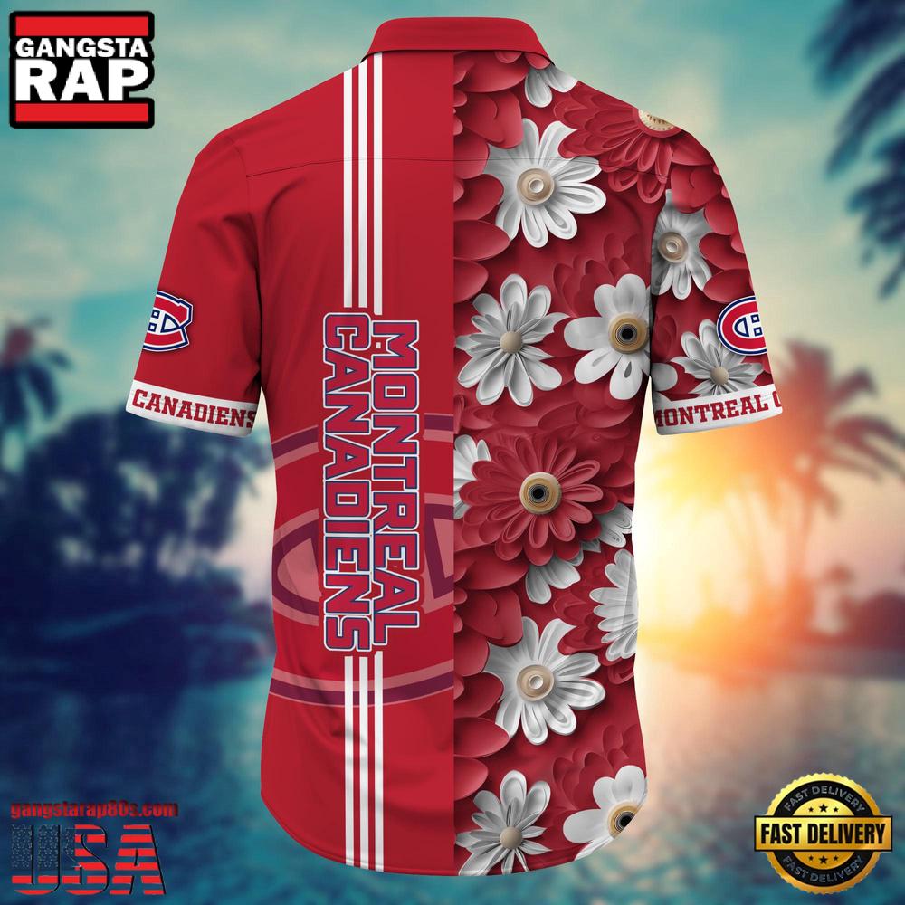 Montreal Canadiens NHL Hawaiian Shirts Montreal Canadiens NHL Hawaiian Shirts