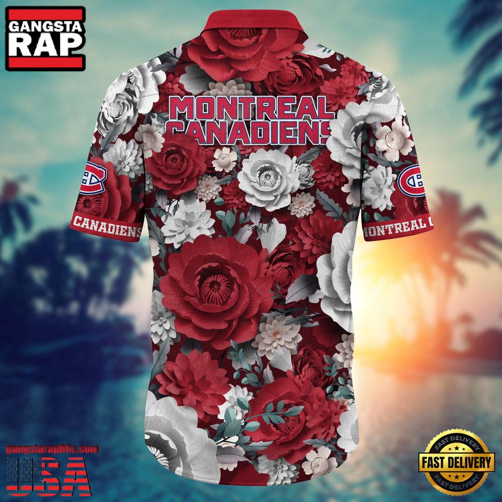 Montreal Canadiens NHL Team Hawaiian Shirt Montreal Canadiens NHL Team Hawaiian Shirt