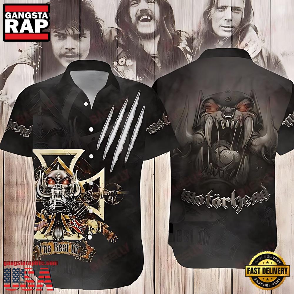 Motorhead Rock Band Rock Band Best Of Hawaiian Shirt Motorhead Rock Band Rock Band Best Of Hawaiian Shirt
