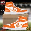 NCAA Illinois Fighting Illini Grunge Style Custom Name Air Jordan 1 Hightop Shoes 2 NCAA Illinois Fighting Illini Grunge Style Custom Air Jordan 1 Shoes