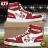 NCAA Oklahoma Sooners Grunge Style Custom Air Jordan 1 Shoes