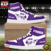 NCAA TCU Horned Frogs Grunge Style Custom Name Air Jordan 1 Hightop Shoes 5 NCAA TCU Horned Frogs Grunge Style Custom Air Jordan 1 Shoes