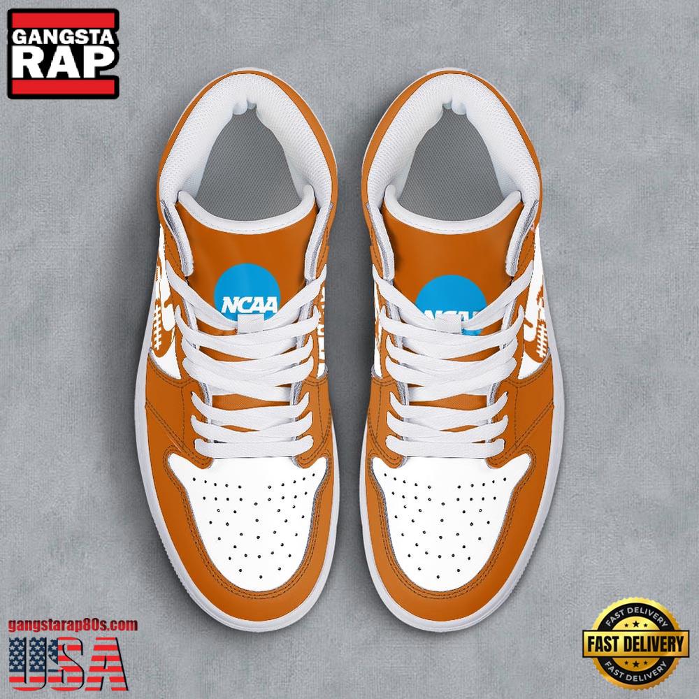 NCAA Texas Longhorns Grunge Style Custom Name Air Jordan 1 Hightop Shoes NCAA Texas Longhorns Grunge Style Custom Name Air Jordan 1 Hightop Shoes