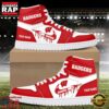 NCAA Wisconsin Badgers Grunge Style Custom Name Air Jordan 1 Hightop Shoes 5 NCAA Wisconsin Badgers Grunge Style Custom Air Jordan 1 Shoes