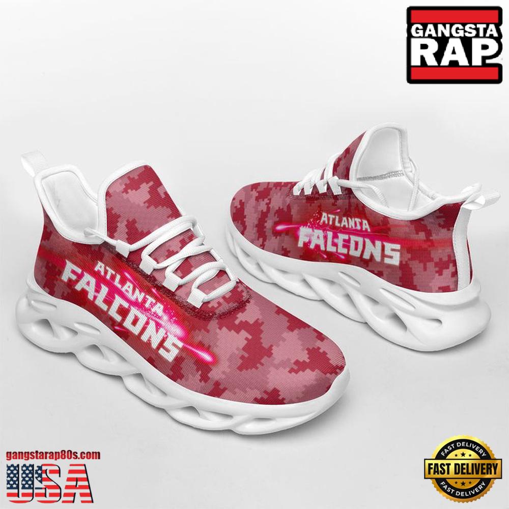 NFL Atlanta Falcons Knitted Camouflage Sport Team Max Soul Shoes NFL Atlanta Falcons Knitted Camouflage Sport Team Max Soul Shoes