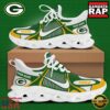 Personalized NFL Green Bay Packers Blue White Stripes Logo Clunky Max Soul Shoes 2 NFL Green Bay Packers Blue White Stripes Logo Custom Clunky Max Soul Shoes