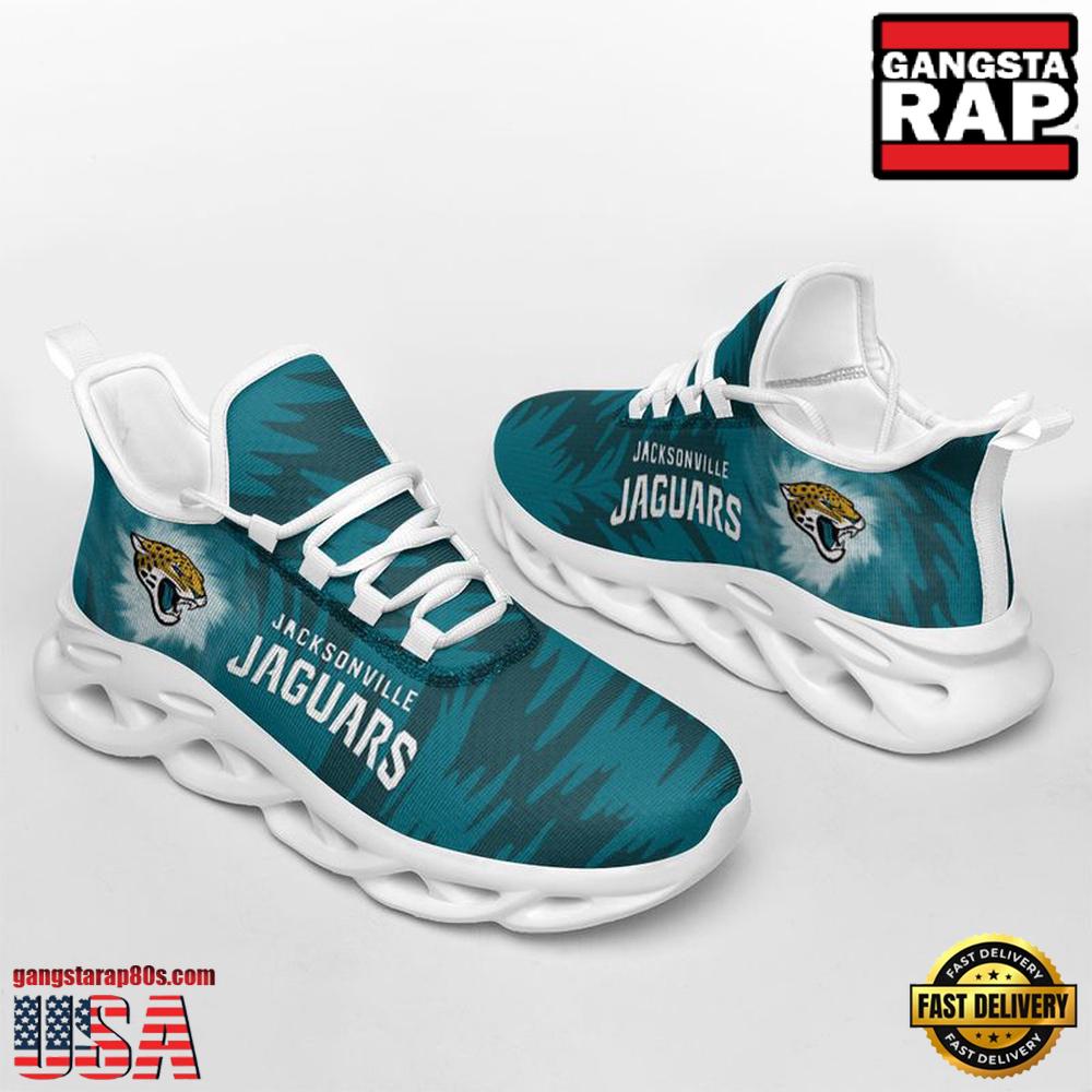 NFL Jacksonville Jaguars Zebra Sport Team Max Soul Shoes