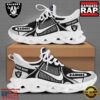 Personalized NFL Las Vegas Raiders Blue White Stripes Logo Clunky Max Soul Shoes 2 NFL Las Vegas Raiders Blue White Stripes Logo Custom Clunky Max Soul Shoes