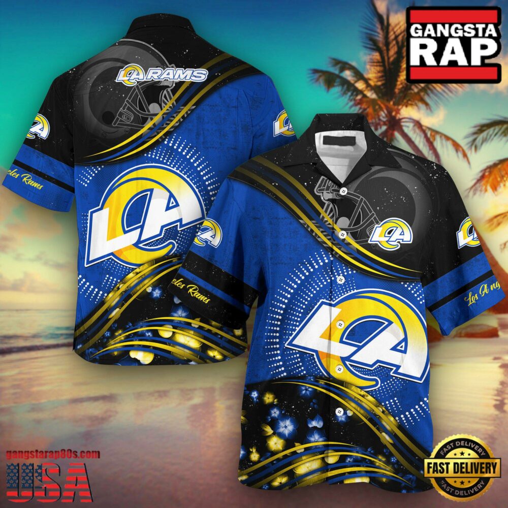 Los Angeles Rams NFL Hawaii Shirt New Design Fans Gifts Los Angeles Rams NFL Hawaii Shirt New Design Fans Gifts