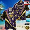 Minnesota Vikings NFL Hawaii Shirt With Tropical Flower Pattern 1 NFL Minnesota Vikings Summer Hawaii Shirt With Tropical Flower Pattern