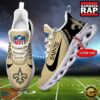 Personalized NFL New Orleans Saints Name Max Soul Shoes 2 NFL New Orleans Saints Custom Name Max Soul Shoes Gift For Fans