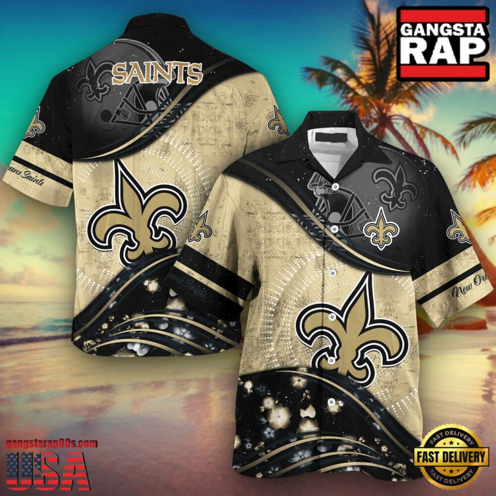 New Orleans Saints NFL Hawaii Shirt New Design Fans Gifts New Orleans Saints NFL Hawaii Shirt New Design Fans Gifts