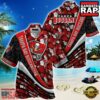 Tampa Bay Buccaneers NFL Hawaii Shirt With Tropical Flower Pattern 3 NFL Tampa Bay Buccaneers Summer Hawaii Shirt With Tropical Flower Pattern
