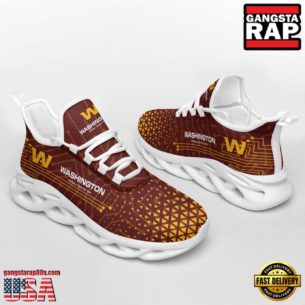 NFL Washington Football Team Electrical Circuit Sport Team Max Soul Shoes NFL Washington Football Team Electrical Circuit Sport Team Max Soul Shoes