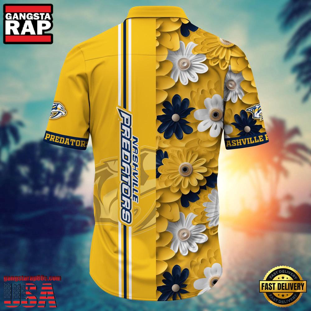 NHL Nashville Predators Hawaiian Shirt NHL Nashville Predators Hawaiian Shirt