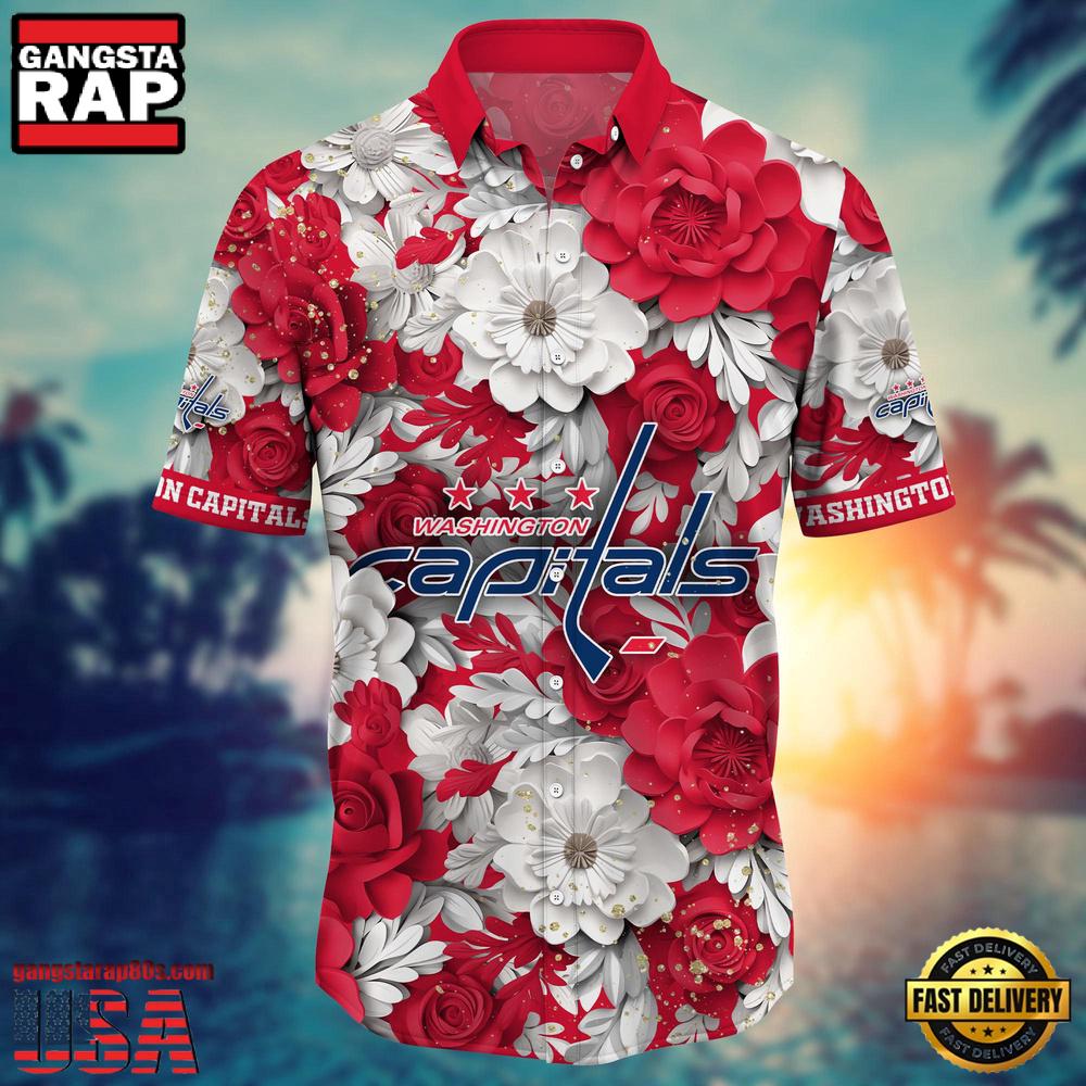 NHL Washington Capitals Hawaiian Shirt NHL Washington Capitals Hawaiian Shirt