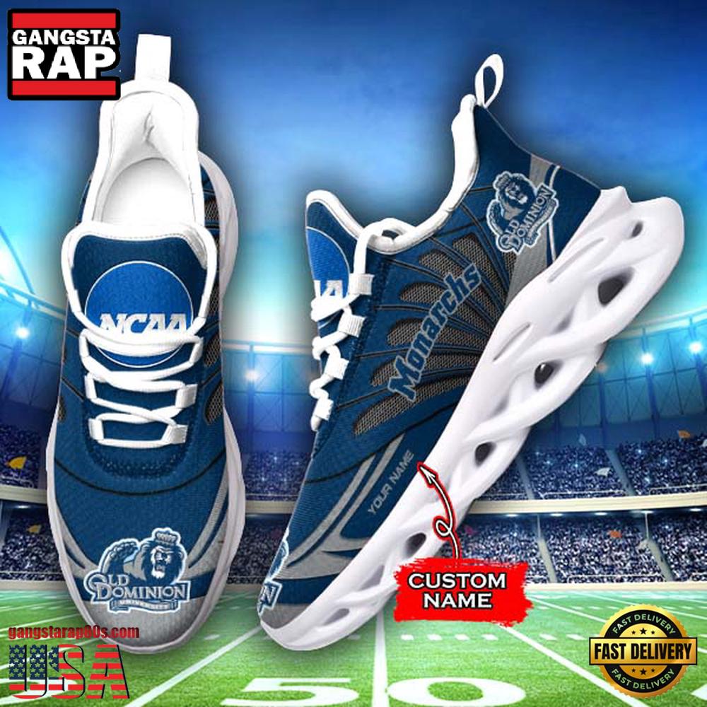 NCAA Old Dominion Monarchs Custom Name Max Soul Shoes Sneakers NCAA Old Dominion Monarchs Custom Name Max Soul Shoes Sneakers