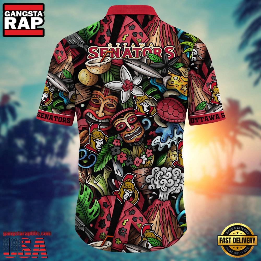 Ottawa Senators NHL Summer Hawaiian Shirt