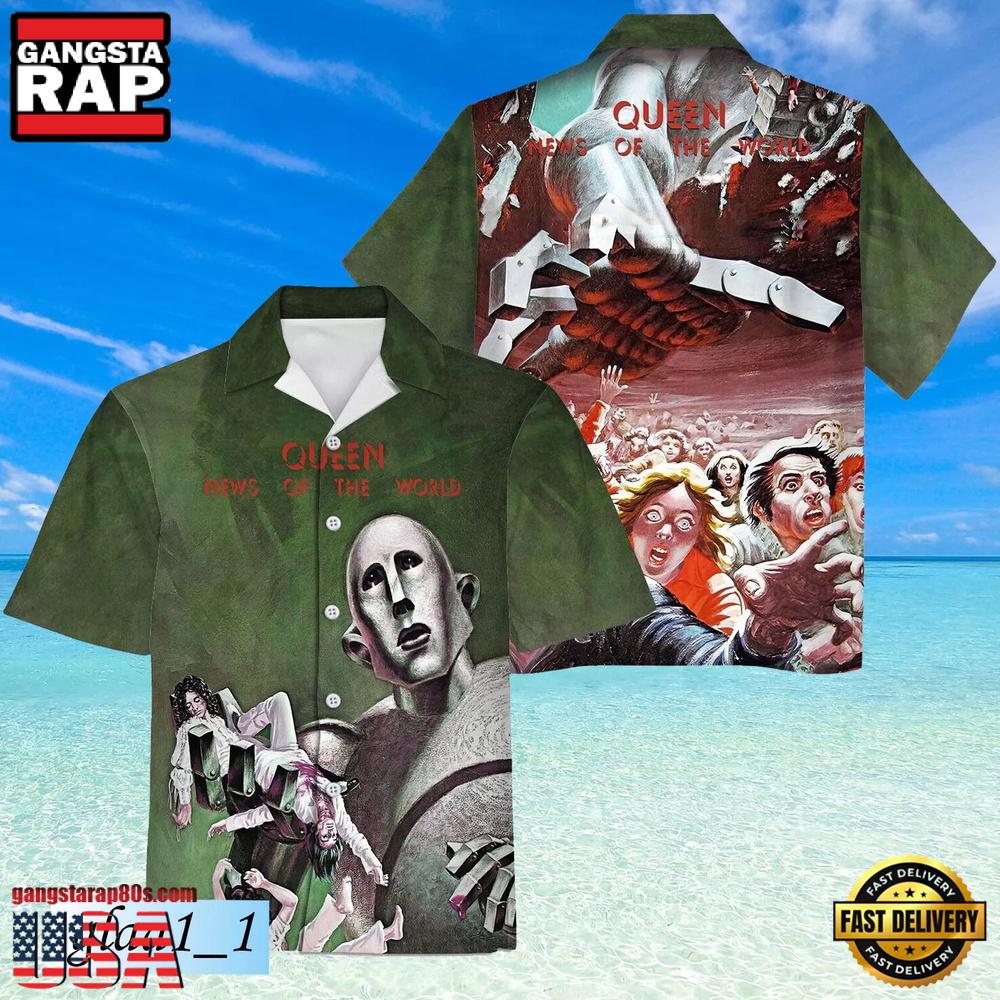 Queen Band News Of The World Hawaiian Shirt