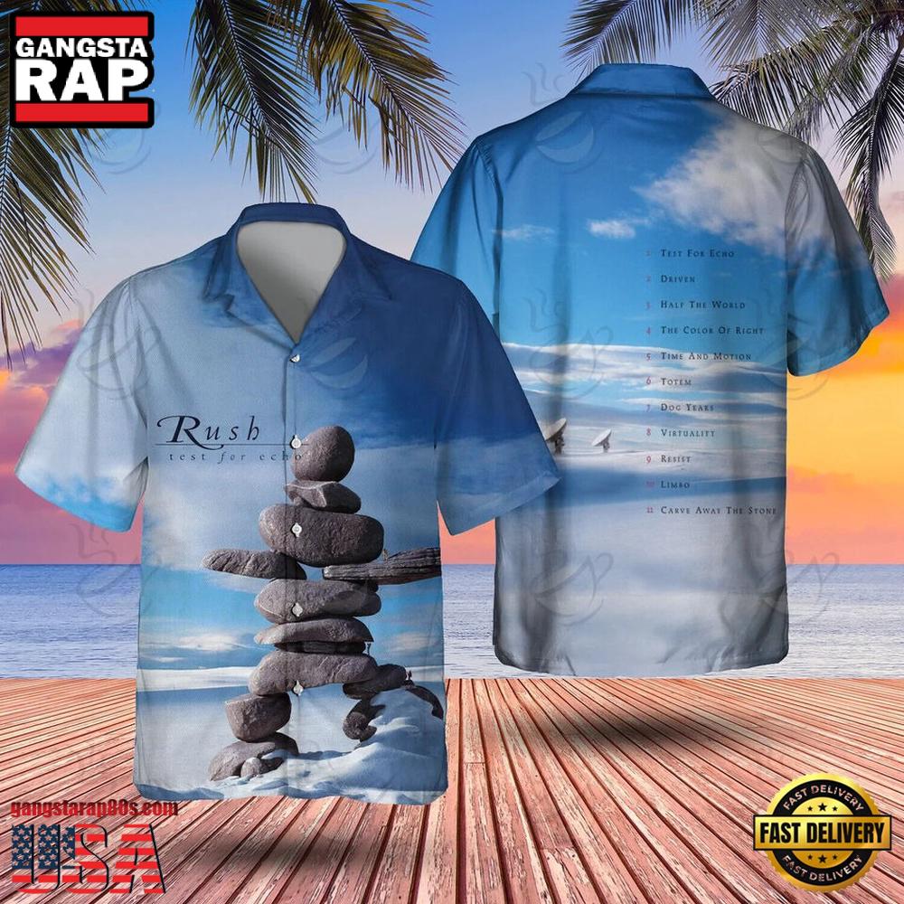 Rush Rock Band Test For Echo Hawaiian Shirt Rush Rock Band Test For Echo Hawaiian Shirt