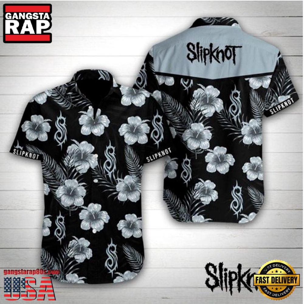 Slipknot Rock Band Flowers Tropical Summer Hawaiian Shirt Slipknot Rock Band Flowers Tropical Summer Hawaiian Shirt