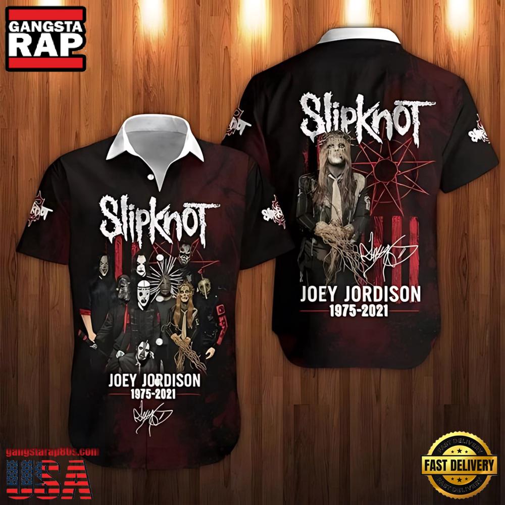 Slipknot Rock Band Joey Jordison Summer Hawaiian Shirt Slipknot Rock Band Joey Jordison Summer Hawaiian Shirt