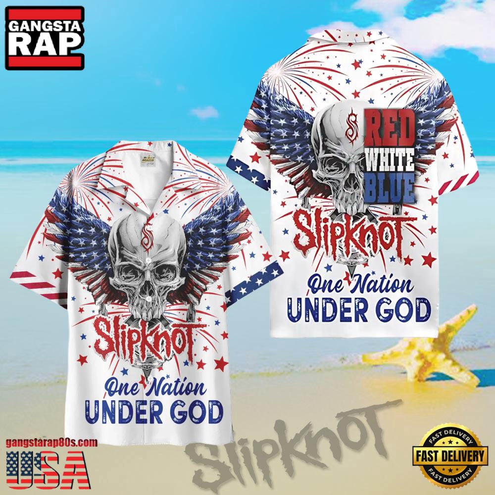 Slipknot Rock Band One Nation Under God Summer Hawaiian Shirt Slipknot Rock Band One Nation Under God Summer Hawaiian Shirt