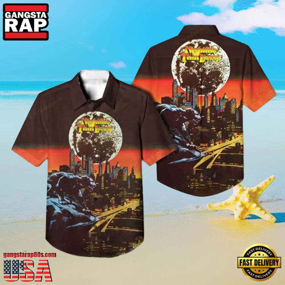 Thin Lizzy Rock Band band Nightlife Hawaiian Shirt