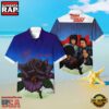 Thin Lizzy Rock Band Black Rose Casual Hawaiian Shirt
