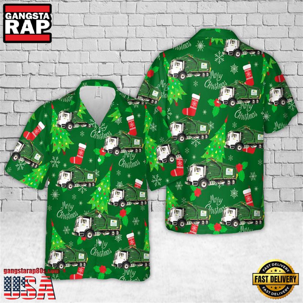 US Waste Management Christmas Hawaiian Shirt