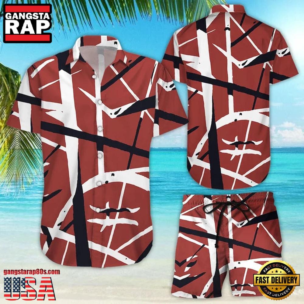 Van Halen Music Band Summer Beach Hawaiian Shirt Van Halen Music Band Summer Beach Hawaiian Shirt