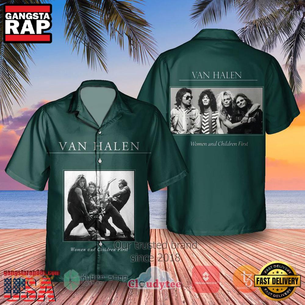 Van Halen Music Band Women And Children First Album Hawaiian Shirt Van Halen Music Band Women And Children First Album Hawaiian Shirt