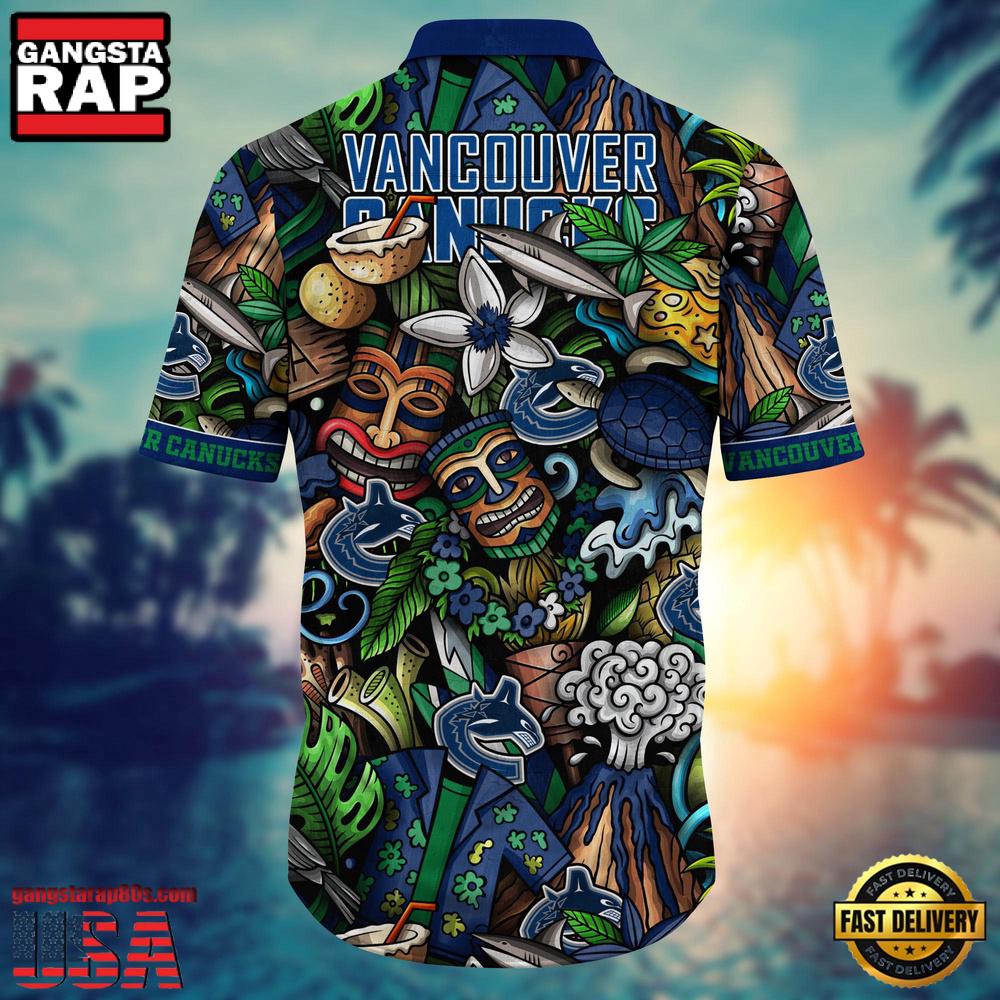 Vancouver Canucks NHL Hawaiian Shirts Vancouver Canucks NHL Hawaiian Shirts