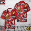 Vaughan Fire and Rescue Services Aerial 737 Christmas Hawaiian Shirt