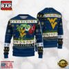 West Virginia Mountaineers Merry Christmas Grinch Hand NCAA Ugly Christmas Sweater