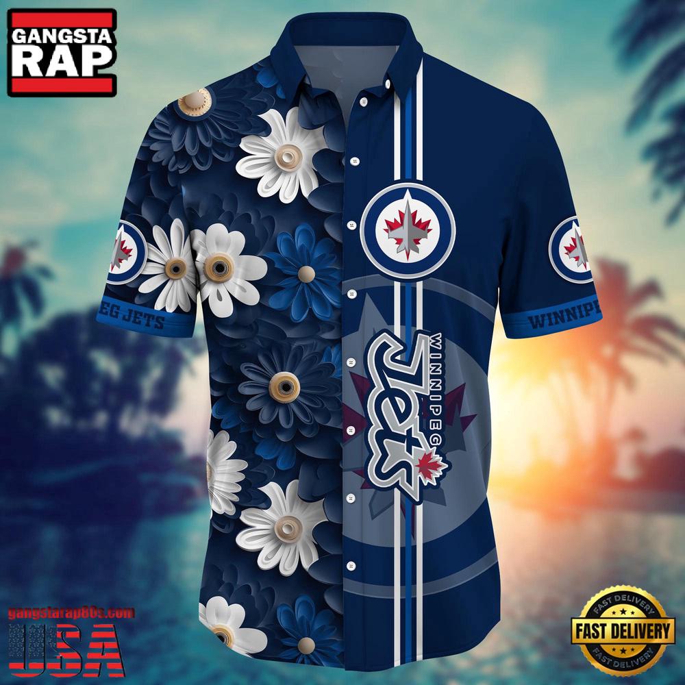 Winnipeg Jets NHL Team Hawaiian Shirt