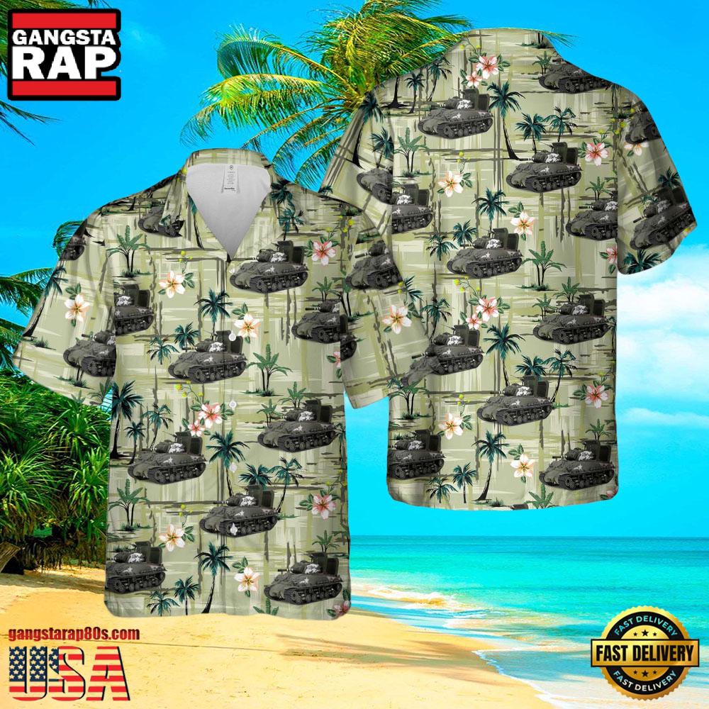 711Th Tank Battalion U.S. Army Okinawa 1945 Veteran Hawaiian Shirt 711Th Tank Battalion U.S. Army Okinawa 1945 Veteran Hawaiian Shirt