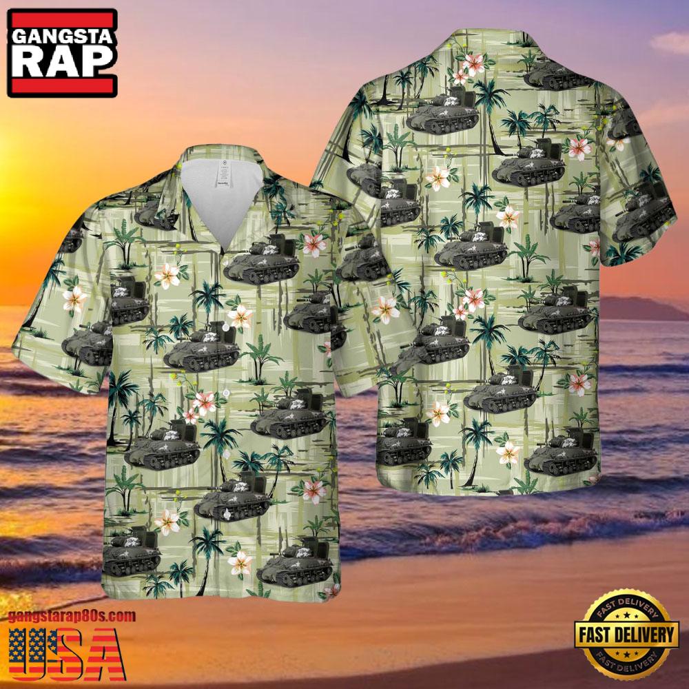 711Th Tank Battalion U.S. Army Okinawa 1945 Veteran Hawaiian Shirt 711Th Tank Battalion U.S. Army Okinawa 1945 Veteran Hawaiian Shirt