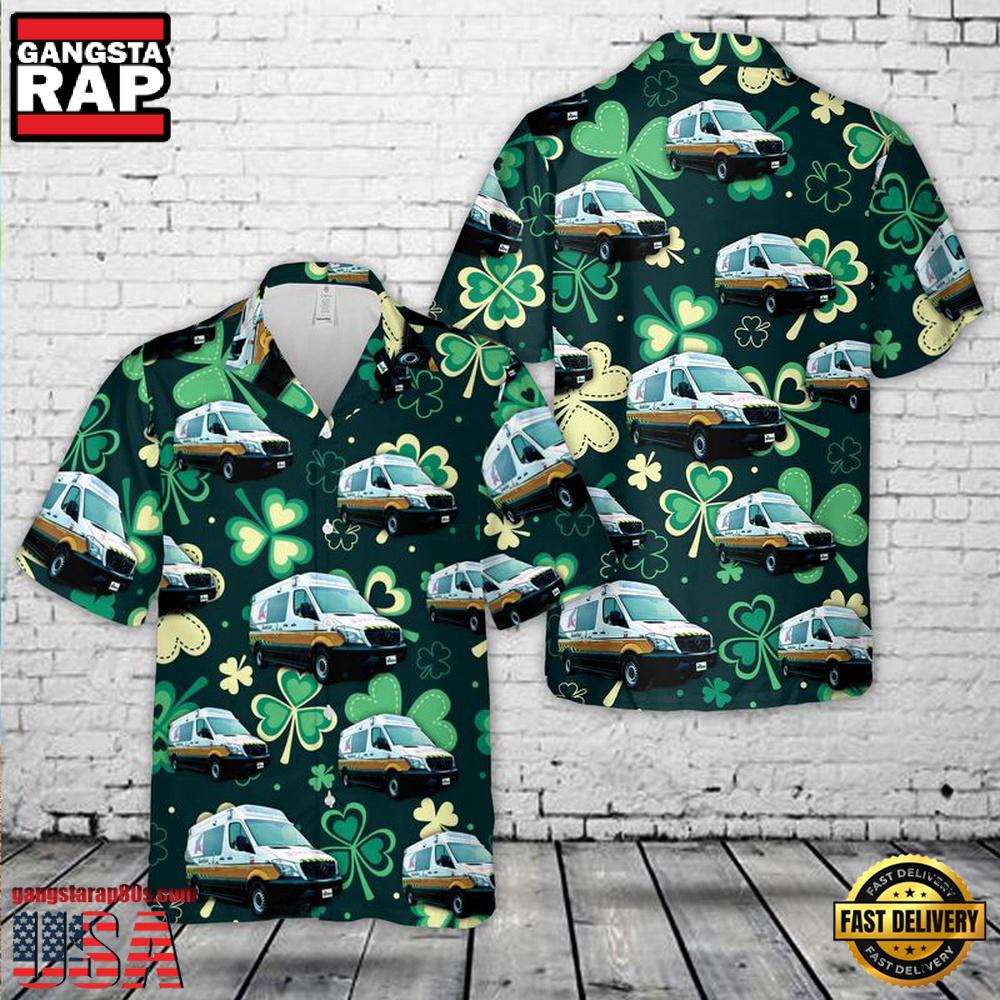 Acadian Ambulance Patrick'S Day Hawaiian Shirt Acadian Ambulance Patrick'S Day Hawaiian Shirt