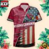 Arizona Cardinals US Flag Pattern Hawaiian Shirt