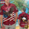NCAA Arkansas Razorbacks Eagle US Flag Hawaiian Shirt 2 Arkansas Razorbacks Eagle US Flag Hawaiian Shirt