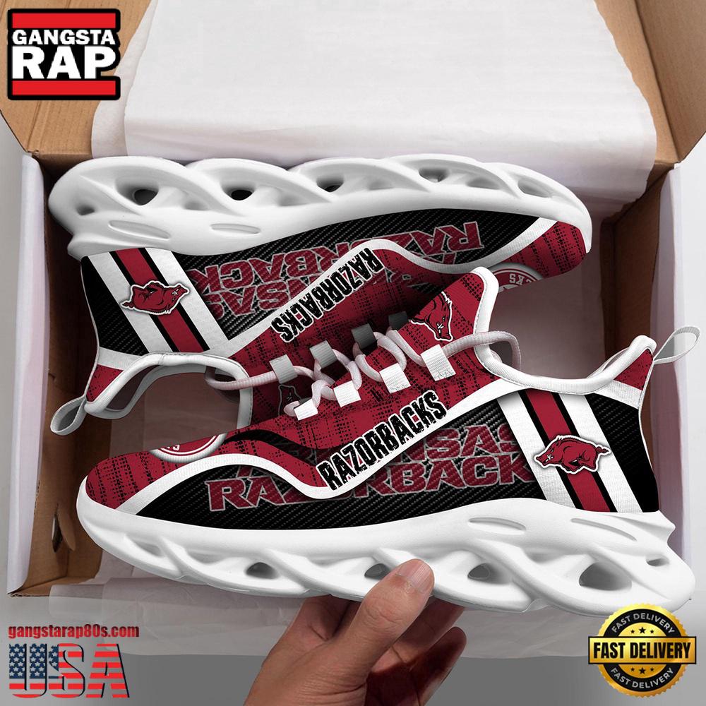 Arkansas Razorbacks NCAA Clunky New Design Max Soul Shoes, Running Sneakers Arkansas Razorbacks NCAA Clunky New Design Max Soul Shoes, Running Sneakers