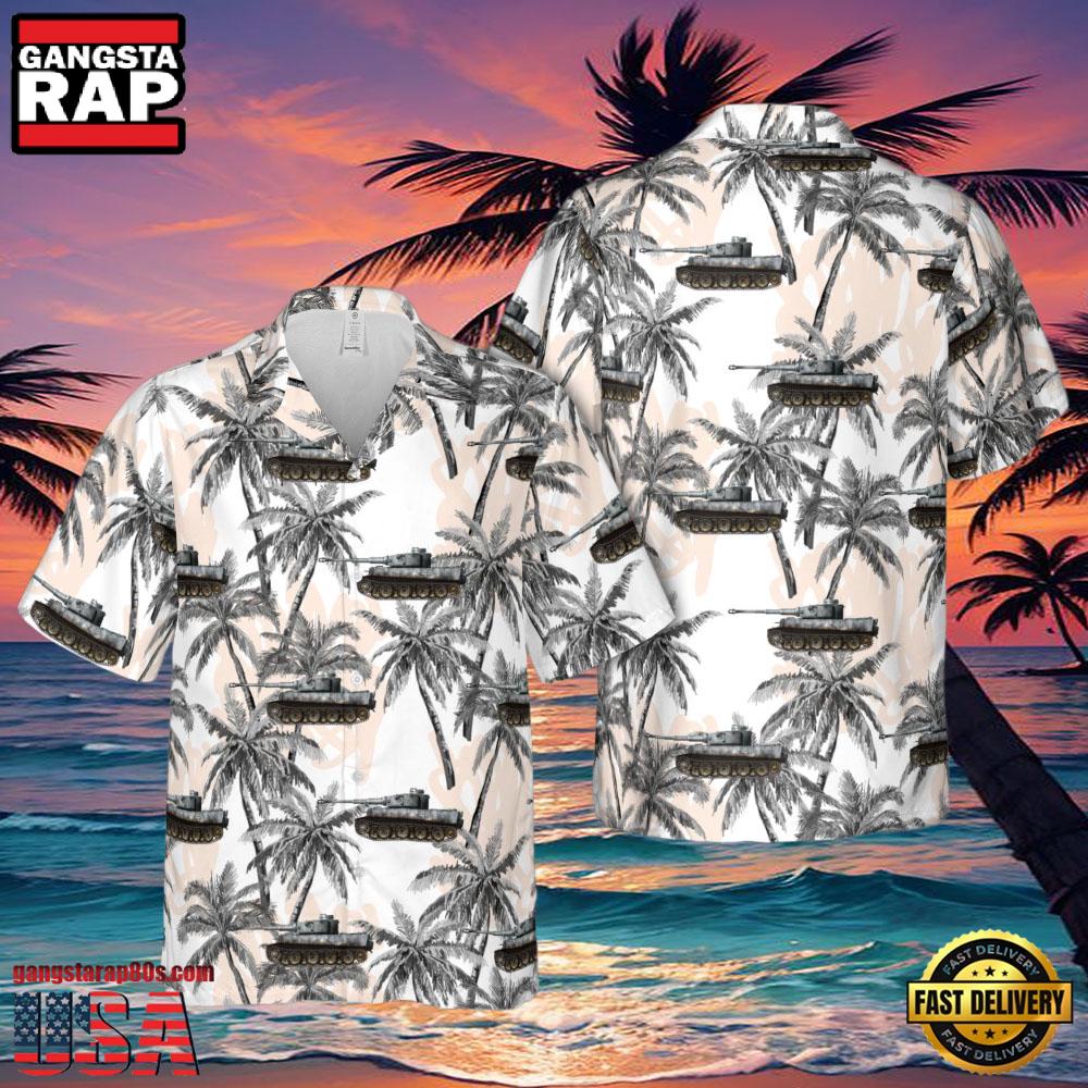 Ausf.H1, Used By Pz.Abt.501, September 1942 Veteran Hawaiian Shirt Ausf.H1, Used By Pz.Abt.501, September 1942 Veteran Hawaiian Shirt