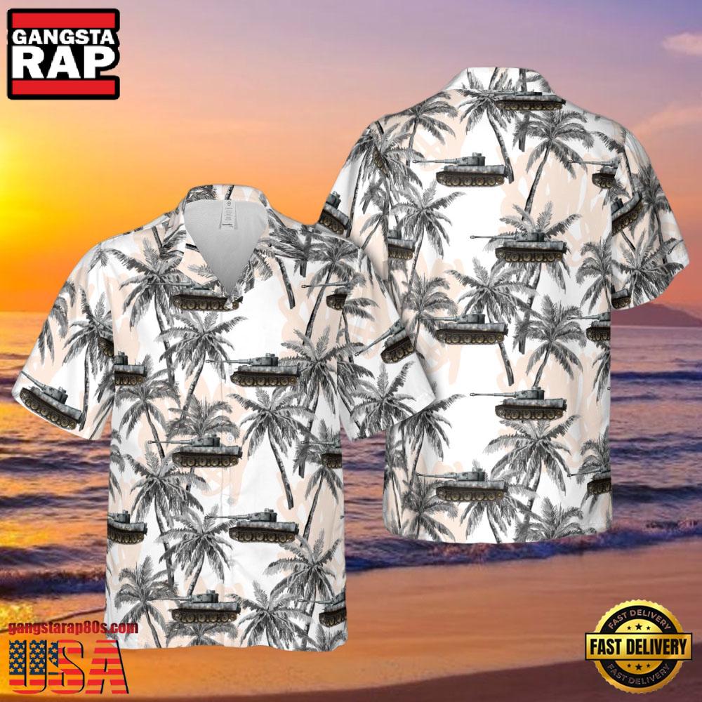 Ausf.H1, Used By Pz.Abt.501, September 1942 Veteran Hawaiian Shirt Ausf.H1, Used By Pz.Abt.501, September 1942 Veteran Hawaiian Shirt